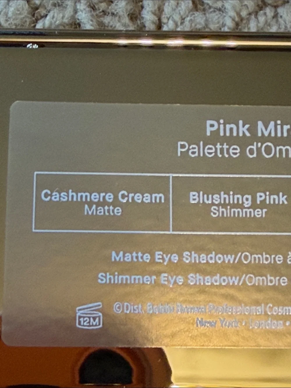 Bobbi Brown Pink Mirage Eyeshadow Palette - Pink, Gold, Bronze, Champagne